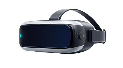 Virtual reality VR headset icon Isolated isolated on transparent background.