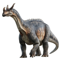 Fototapeta premium Tsintaosaurus isolated on transparent background