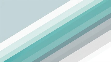 Obraz premium Diagonal teal and gray stripes forming geometric pattern, providing sleek visual texture for design projects, digital backgrounds, professional layouts
