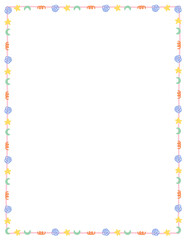 Cute pastel frames doodle. Hand-Drawn. Doodle Borders Frames. Perfect for invitations, worksheets, weddings, and printable.