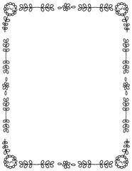 Floral frame. Doodle flower border. Leaf frame. Spring frame. Summer borders. Hand drawn borders clipart. png. Educational borders and frames. Teacher school border design. 