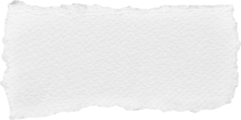 White torn ripped paper element
