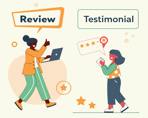 Review and Testimonial Posts Design | Customer Feedback Display