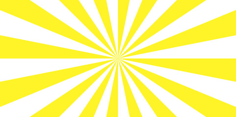 Spiral radial striped backdrop design. Retro abstract explosion white and yellow vintage ray sunrise star sunbeam texture. Abstract rays retro starburst background. Yellow sunburst twist pattern