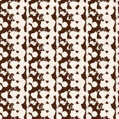 Calm scribble shape minimal shape seamless pattern. Gender neutral baby nursery natural brown linen decor background. Scandi style sketch doodle wallpaper in decorative kid fashion swatch. 