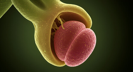 Microscopic structure of ovule polarity in orchid flower development