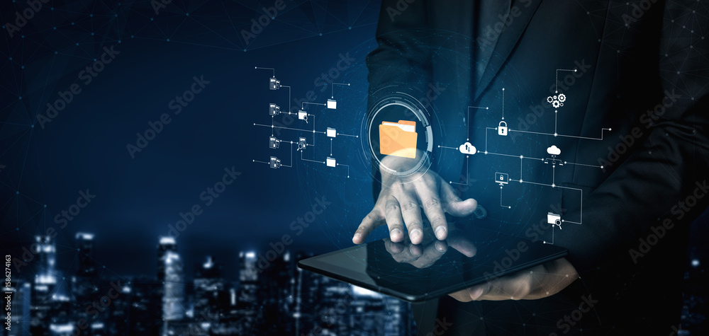 Poster digital folder systems enhance file organization, secure cloud access, and structured document workf
