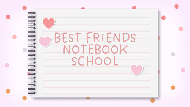 Notebook School Title Card