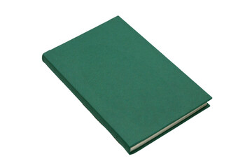 Fototapeta premium a green book with a white cover