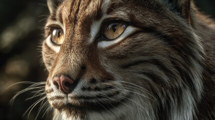 Obraz premium A Majestic Lynx