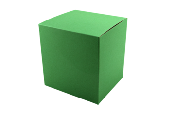 a green box with a white background