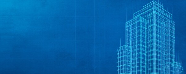 Architectural Blueprint Modern Building Design, architecture , blueprint