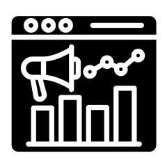 Web Analytics Vector Icon Style