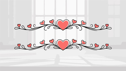 Romantic Heart Motif: Delicate heart-shaped design, perfect for conveying love, romance, and warmth. Ideal for crafting invitations, cards, and design