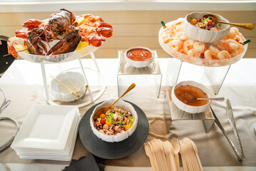 summer seafood platters