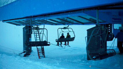 ski lift in ski resort