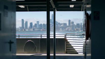 View from ferry boat ride in SF