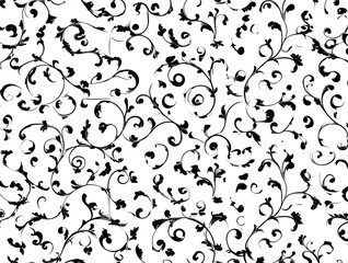 black and white seamless pattern