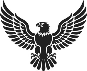 Obraz premium Roman eagle, majestic bird of prey, symbol of strength, power, and authority in ancient Rome