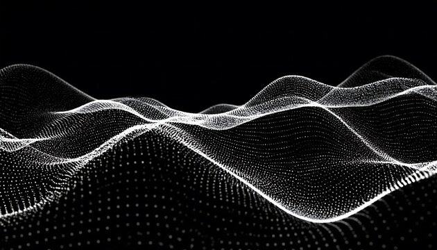 Abstract digital wave pattern (2)