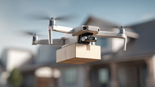 Drone delivery soars, promising fast and efficient service. Experience the future of shipping with autonomous aerial transport.