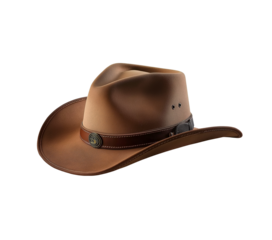Cowboy hat cut out, lsolated transparent background