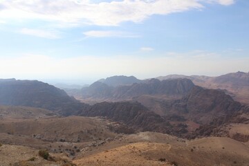 Panoramic Desert Mountain Landscape