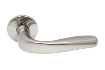 a close up of a door handle on a door