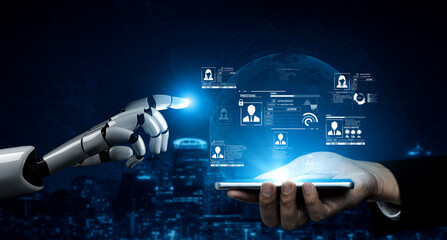 AI safeguards digital identity with smart authentication, secure login systems, and virtual...