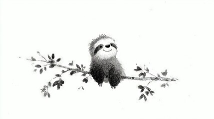  Slotty in a tree with a cheerful grin