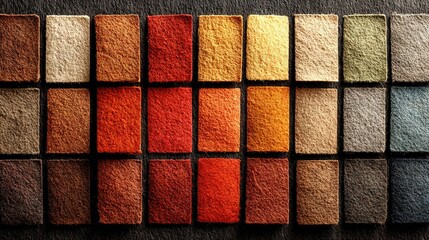   Close-up shot of multicolored sand on a black background, with space for text or image insertion