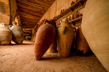 Traditional Berber Pottery and Crafts in a Desert Dwelling
