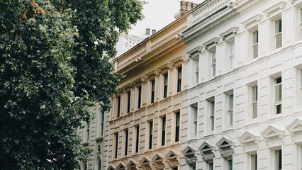 Historic London townhouse with classic architecture and elegant urban atmosphere
