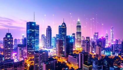 Obraz premium new york city skyline