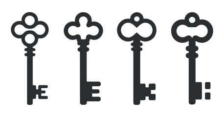 Unlock the Secrets of Yesteryear A Collection of Ornate Key Illustrations Evoking Timeless Elegance and Intrigue Perfect for Historical Designs and Themed Projects