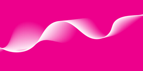 Pink abstract background with a flowing wave pattern and artistic light