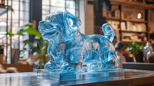 Virtual Office Pet: A holographic dog wandering hybrid workspaces, boosting morale with playful antics. Fights remote isolation