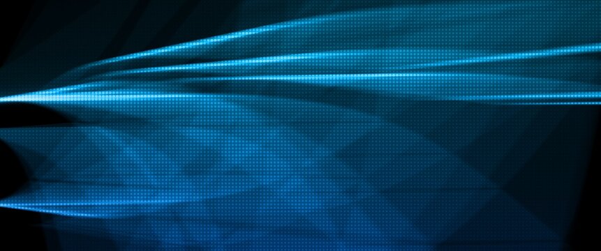 abstract blue digital background with motion blur and halftone texture 