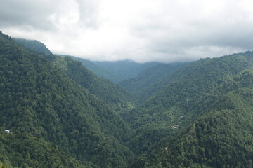 Fototapeta premium mountain landscape with clouds