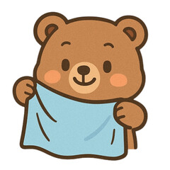 teddy bear with a gift