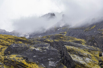 landscape in Thorsmork in Iceland