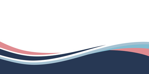 Minimal Abstract Wave Background with Pink and Blue Layers
