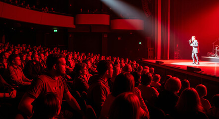 spectacle dans une salle 