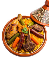Naklejka na ściany i meble plat de couscous