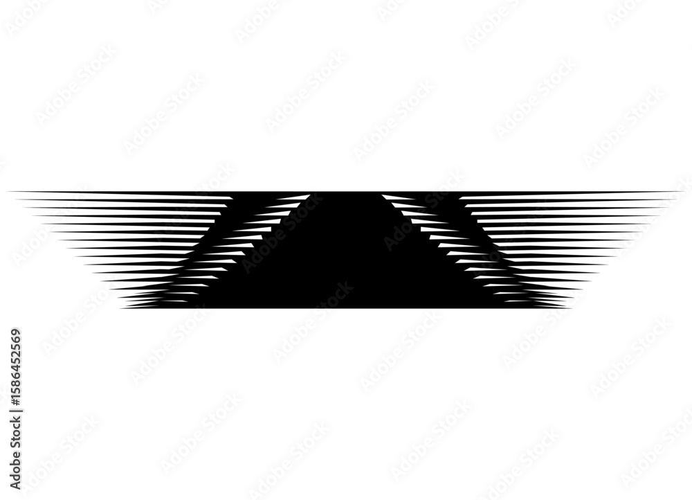 Poster text tape. for covers, posters, advertising, social networks, packaging.. halftone pattern with smoo