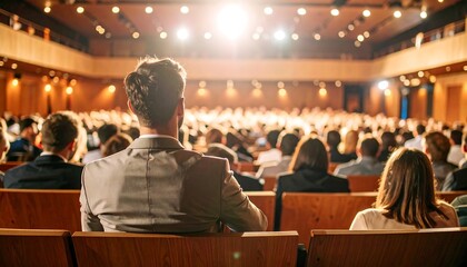 Audience in a large hall