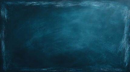 A vibrant, textured blue chalkboard with worn edges, evoking nostalgia and creativity with a vintage, artistic feel