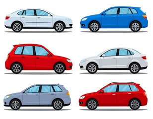 Side view of various cars (1)