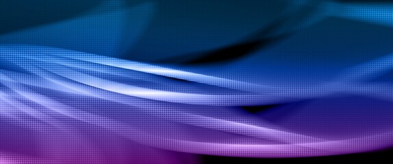 abstract blue and purple digital background with motion blur and halftone texture