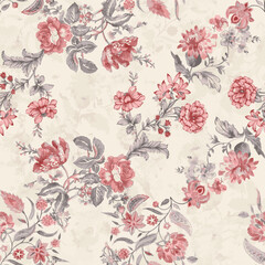 floral flower allover print design